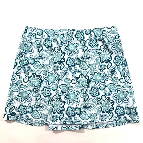 Ripskirt Wrap Cover Up Skirt Sea Glass Floral Paisley - Picture 1 of 6